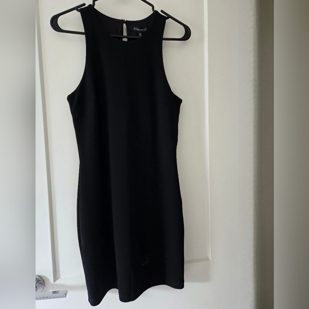 Black Sleeveless Dress, S